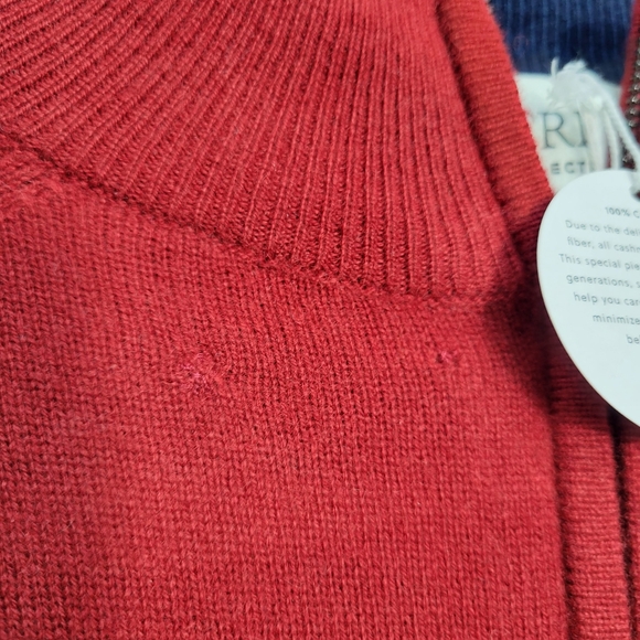 J Crew Cashmere full-zip track jacket CM708 Size XS NWT *Flaw - Picture 8 of 9